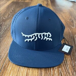Navy Blue Sun Day Red Cap